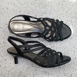 IMPO Edeline 6.5 Stretch Kitten Heel Sandals